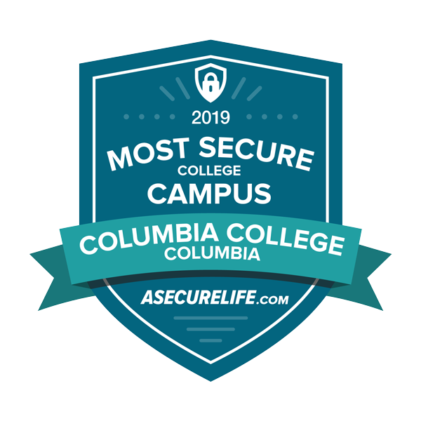 ASecureLife.com 2019 Most Secure College Campus Award.